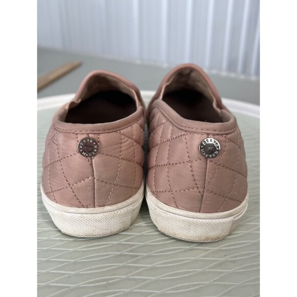 Steve Madden Ecentrcq Slip On Sneaker Size 9 Quilted Pink Round Toe Comfort Shoe - Picture 3 of 9